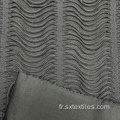Polyester Fil soluble dans l'eau Double Jacquard Tissu tricoté